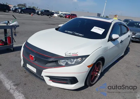 2017 Honda Civic Ex из США, поврежденный, VIN 2HGFC2F80HH506706